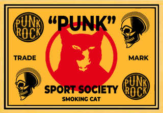 Zápalky s motivem Smoking Cat - 24