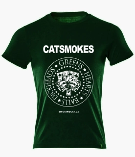 Dámské tričko CatSmokes Zelená